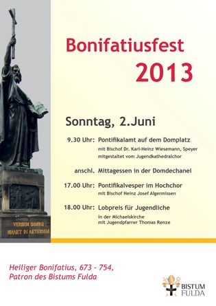 Am 2. Juni werden die traditionsreichen Bonifatiuswallfahrten eröffnet
